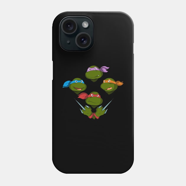 It's not a rock band, they are Teenage Mutant Ninja Turtles Phone Case by DaveLeonardo