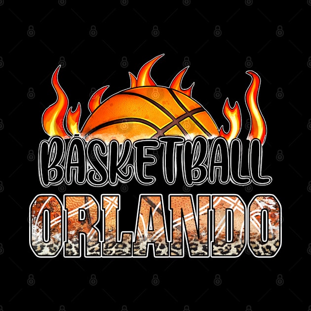 Classic Basketball Design Orlando Personalized Proud Name by Frozen Jack monster