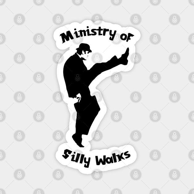 Ministry of Silly Walks Magnet by Zen Cosmos Official