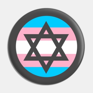 Trans Pride Star of David Pin