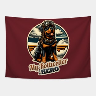 Pilot Rottweiler Tapestry