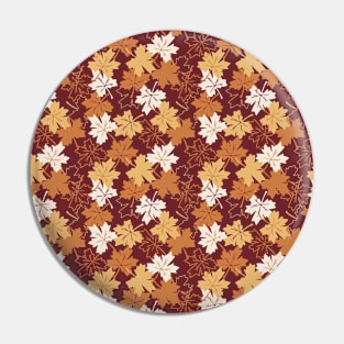 Golden Brown Autumn Quotes and Pattern Black Ver Pin