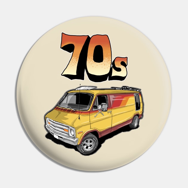 VAN 70S Pin by AMOS_STUDIO