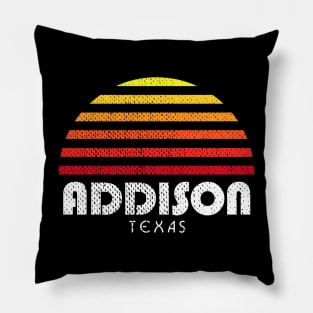 Addison Texas Vacation Sunset TX Pillow