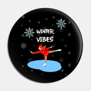 ICE Skater Winter Season Pin