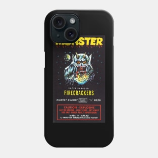 VINTAGE FIRECRACKER MONSTER MADE IN MACAU Phone Case