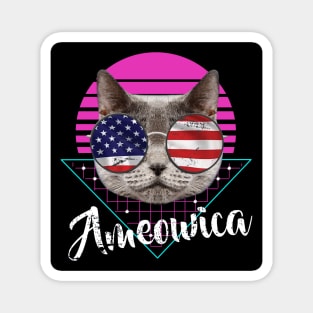 Ameowica Cat Sunglasses triangle Magnet