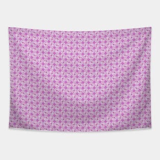 Axolotl Plaid Pattern Tapestry