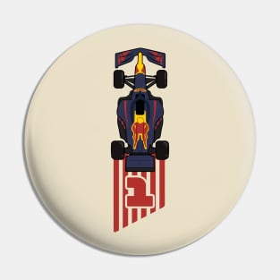 Verstappen car Pin