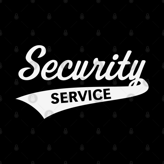 Security Service Lettering (Team / White) by MrFaulbaum