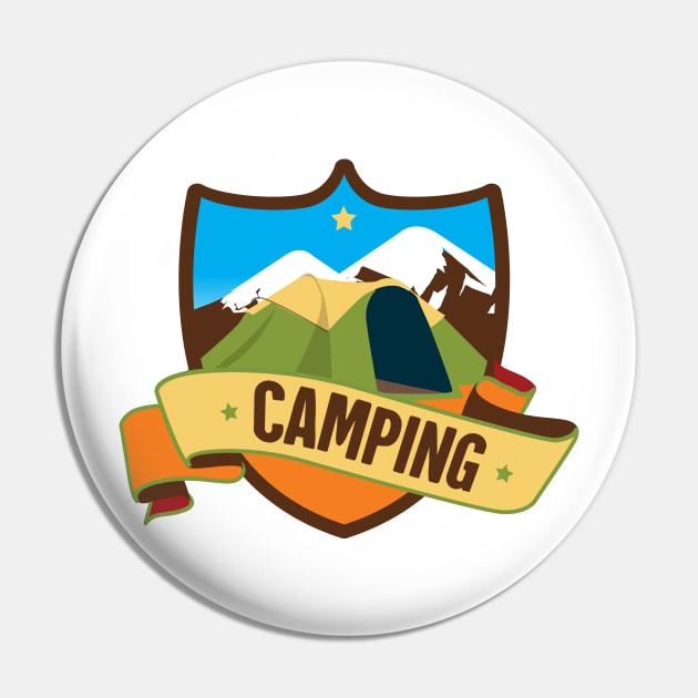 Camping Outdoor Adventure Pin by LR_Collections