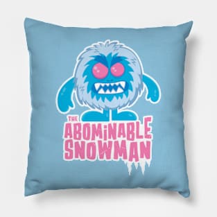 The Abominable Snowman! Pillow