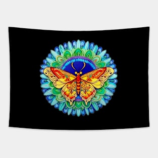 Butterfly Art - Vibrant Geometric Tapestry