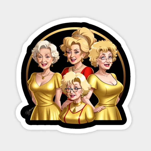 golden girls Magnet by Mcvipa⭐⭐⭐⭐⭐