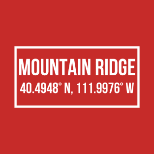 Mountain Ridge High School Sentinels Coordinates T-Shirt