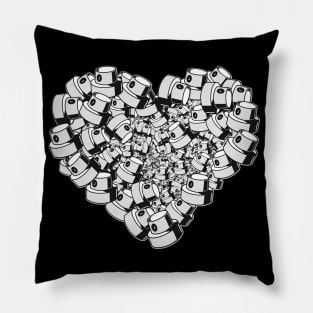 Street Love Heart Pillow