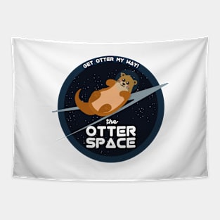 Otter Space | Puns Jokes | Gift Ideas | Astronomy Tapestry