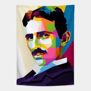 Nikola Tesla Tapestry