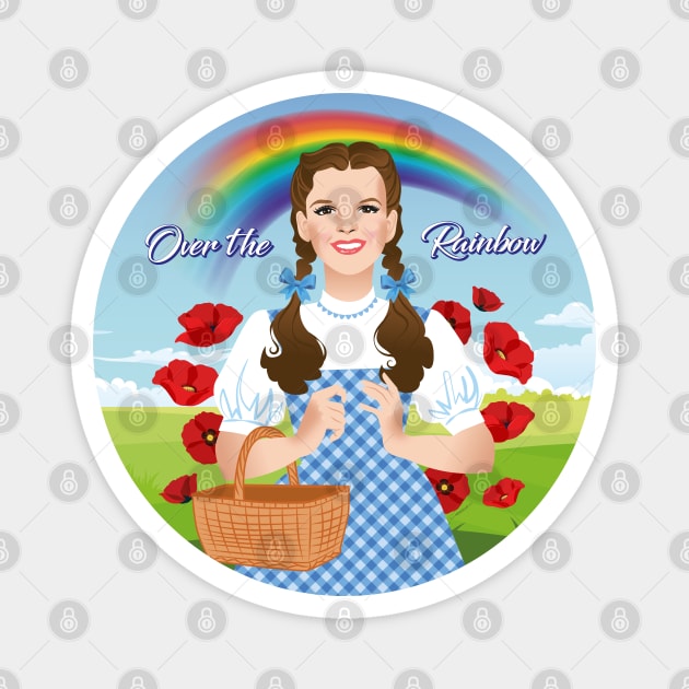 Dorothy Gale Magnet by AlejandroMogolloArt