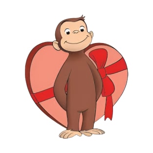 Curious George Valentine's T-Shirt