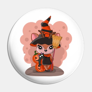 Halloween Cute Deer Pin