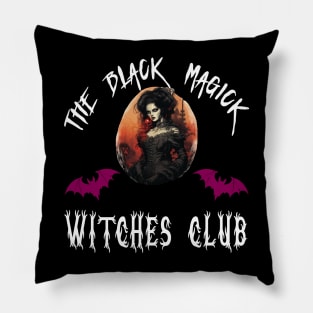 The Black Magick Witches Club Pillow