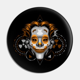 clown cartoon Pin