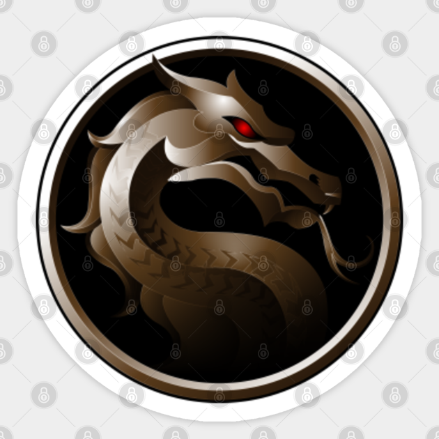 Mortal Kombat Movie 2021 Logo Mortal Kombat Movie 2021 Logo Autocollant Teepublic Fr