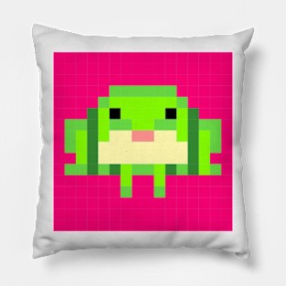 Pixel Frog Pillow