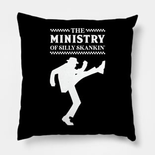 The Ministry of Silly Skankin' (white) Pillow