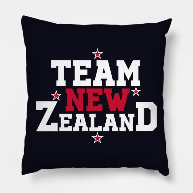 Team New Zealand - Summer Olympics Pillow by Issho Ni