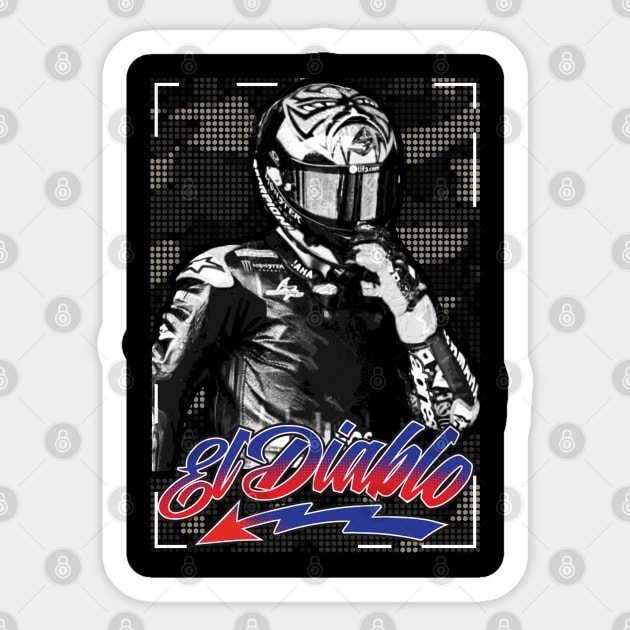Decal Moto Quartararo Sticker Fabio Quartararo 20 El Diablo | MPA Déco Adesivo Special
