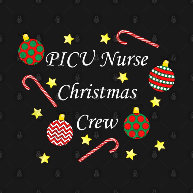 PICU Nurse Christmas Crew (White) by ziafrazier