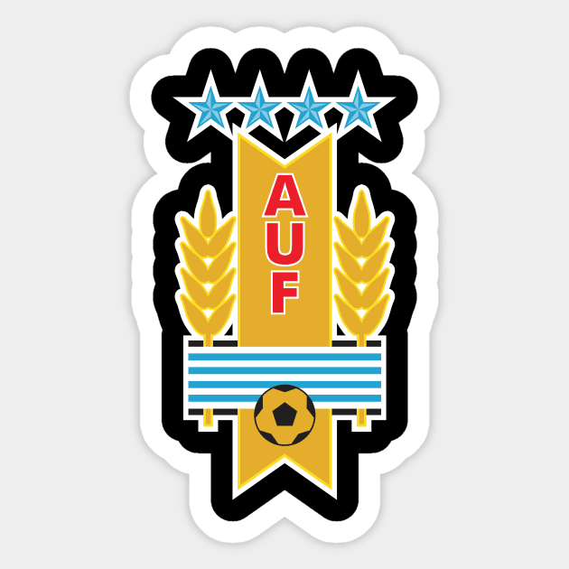 Uruguay futbol - AUF - Asociacion Uruguaya De Futbol - Sticker