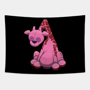 cute Pink Giraffe Tapestry