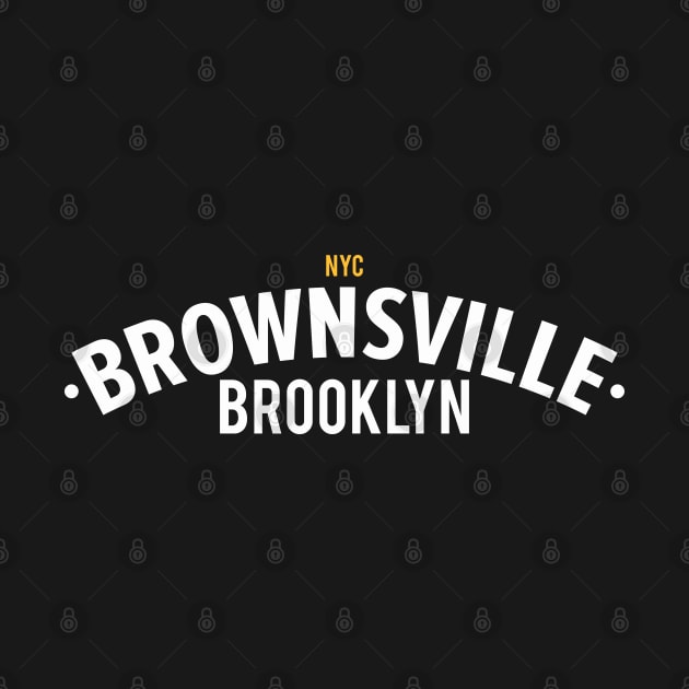 Brownsville Brooklyn college shirt - Brownsville  Brooklyn Schriftzug - Vintage Brownsville Logo by Boogosh