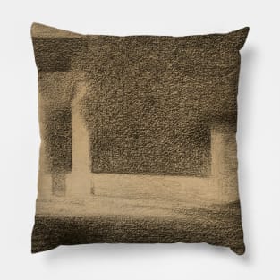 The Gateway by Georges-Pierre Seurat Pillow