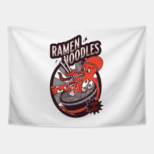 Ramen Squid Tapestry