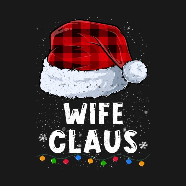 Wife Claus Red Plaid Christmas Santa Family Matching Pajama by tabaojohnny