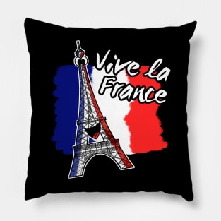 Bastille Day 14 July French Tricolore Eiffel Tower Funny Pillow