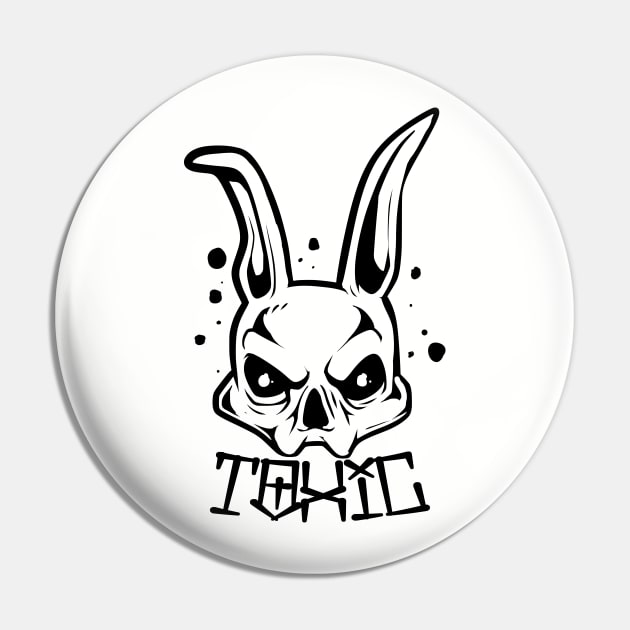 Toxic Bunny Pin by Rockadeadly