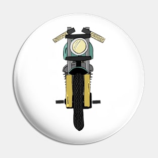 Cafe Racer - Front View Pin