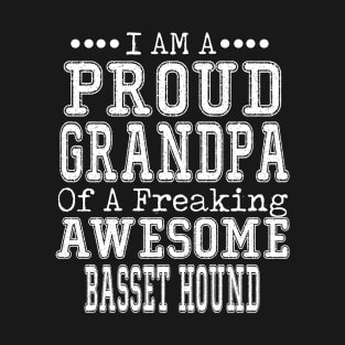 Proud Grandpa Of An Awesome Basset Hound T-Shirt