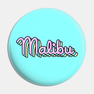 Malibu Retro Pin