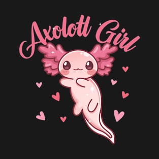 Axolotl Girl Design for Axolotl Lovers T-Shirt