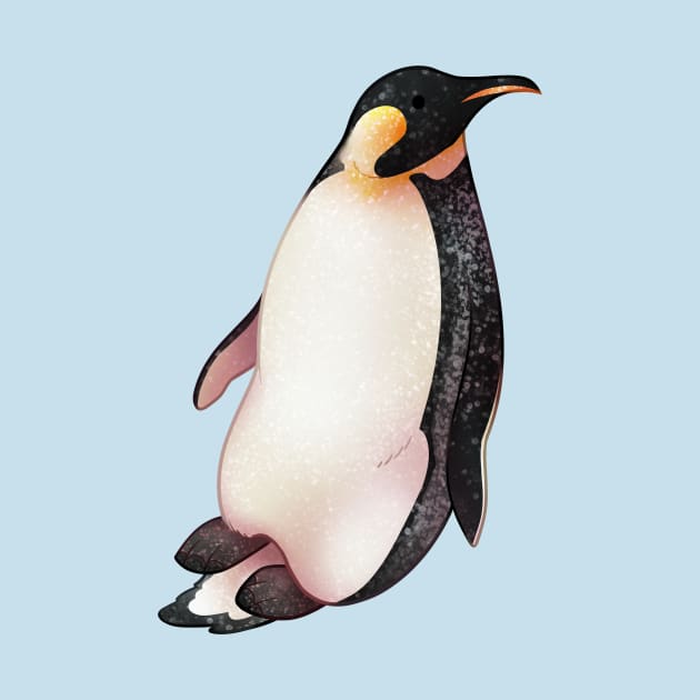 Cozy Emperor Penguin by Phoenix Baldwin