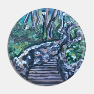 Park Cobblestone Staircase of Tranquility Pin