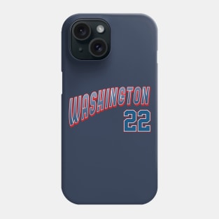 Retro Washington Number 22 Phone Case