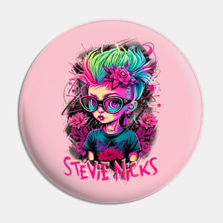 Stevie Rock Girl Pin