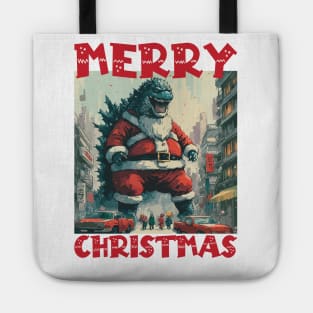 Christmas Godzilla - 2 Tote